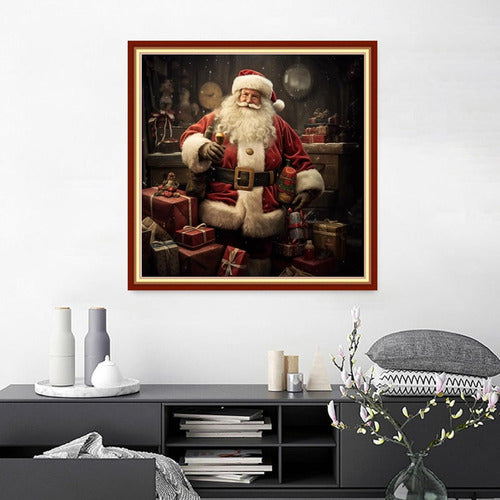 Joyhoor Cross-Stitch Kit for Beginners, Santa Claus, 45x45cm 1