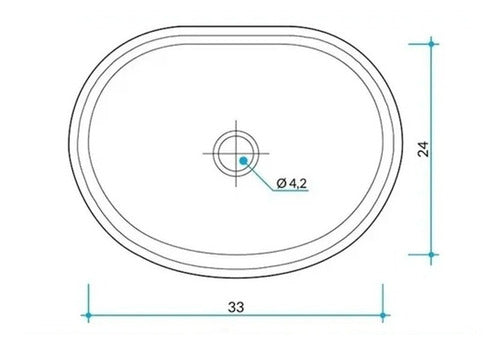 Johnson Acero Pileta Bacha OV330L Ovalada 1