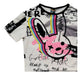 Bunny Grafitti T-Shirt - Trendy Tik Tok Summer Girls 2