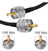 TUOLNK Cable Extension UHF Male to UHF Male 5m 2