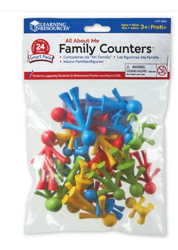 Learning Resources Familia Figuras Para Contar - Set De 24 5