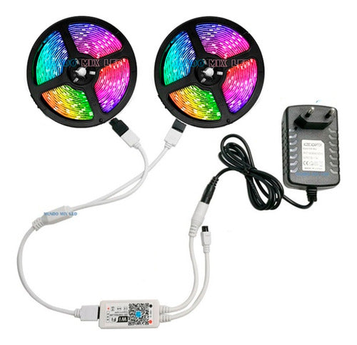 LED Strip Light Kit WiFi RGB 10m Audiorhythmic Alexa Google Home 1