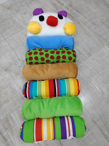 Educational Clown Blanket 1.20*1.20 with Removable Pillows 4