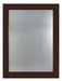 Tricolor Rectangular Mirror 50x60 Brown Glass Frame Vertical or Horizontal 5