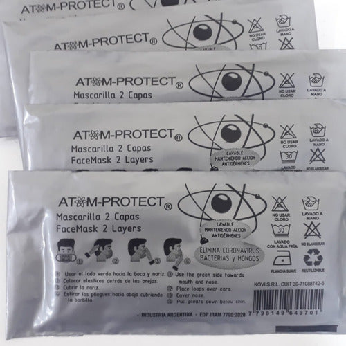 Atom-Protect Black Edition Mask with Nasal Adjustment x1U 4