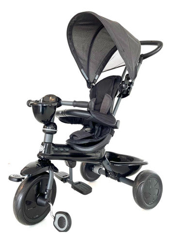 Tiger Tricycle with Canopy - Black 0