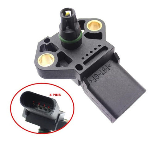 Sensor MAP VW Passat Sharan New Beetle Bora Vento 03G906051D 2