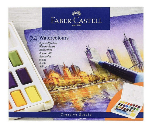 Faber-Castell Creative Studio Watercolor Tablets X 24 0