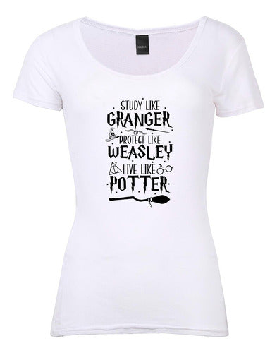 Women's Harry Potter Art Logo T-Shirt - Naria Store ANMH2 0