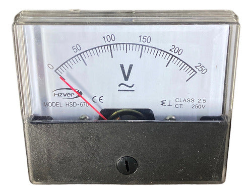 Amperímetro Analógico Ac Dc 10a Modelo Hsd -670 0