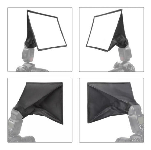 Shoot Softbox Portable Flash Photography Diffuser 20 X 30 Cm 4