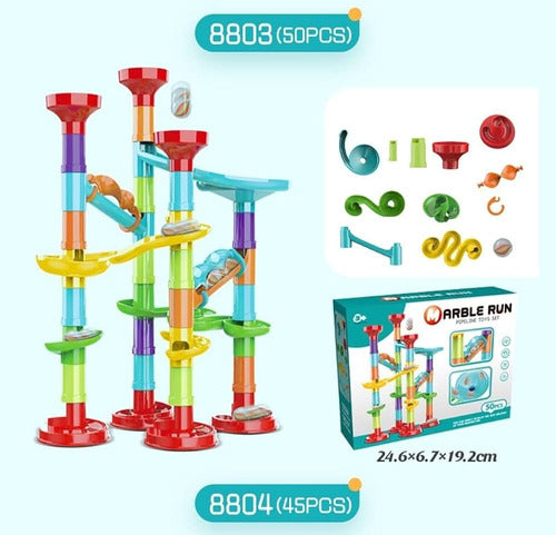 Marble Run Laberinto De Bolitas Didactico Juego 50 Pzs Tun 5