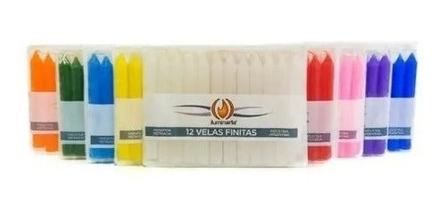 Iluminarte Pack X7 Short Fine Candles - 84 Candles in Total 0