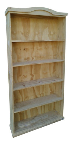 Pine Chapel Style Bookcase 80 cm 1