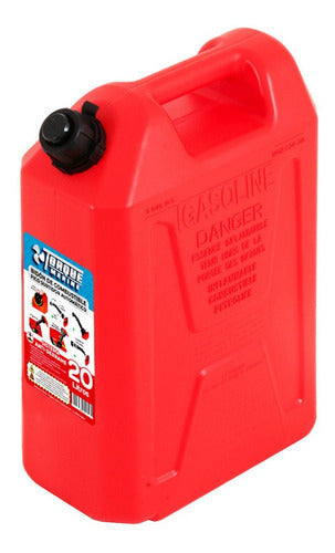 Torque Marine Fuel Can 20 L with Spout for Motorcycle, ATV, Boat 1