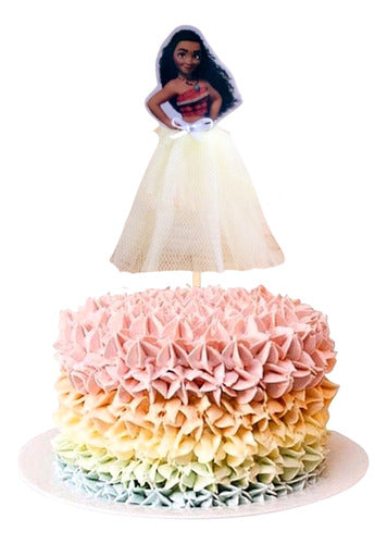 Pincho Topper Cake 25cm. Adorno Para Torta Moana 1