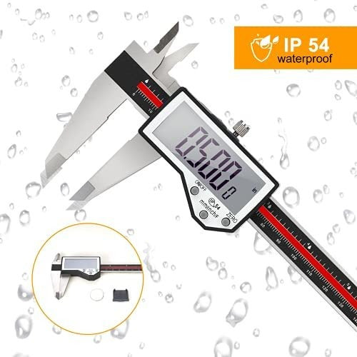 Digital Electronic Caliper with LCD Screen (Red) 3
