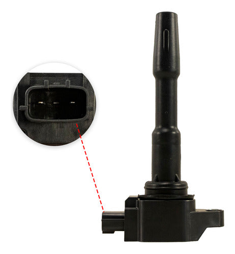 Kit 2 Ignition Coils + Spark Plug Cable Chery Tiggo 2014/ 1.6 Dvvt 2
