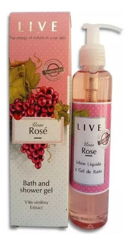 Live! Jabón Líquido Y Gel De Baño Uvas Rosé 0