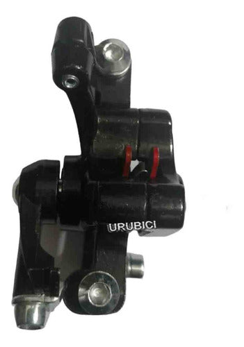 Pinza Caliper De Freno Mecánico De Bici (140-160mm)c/tornill 1