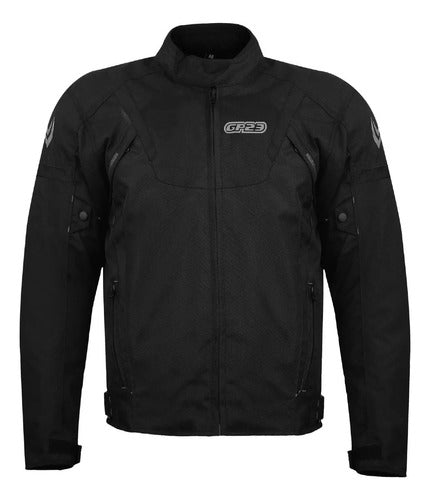 Motorcycle Jacket GP23 Cordura Waterproof with Removable Liner and Protections 0