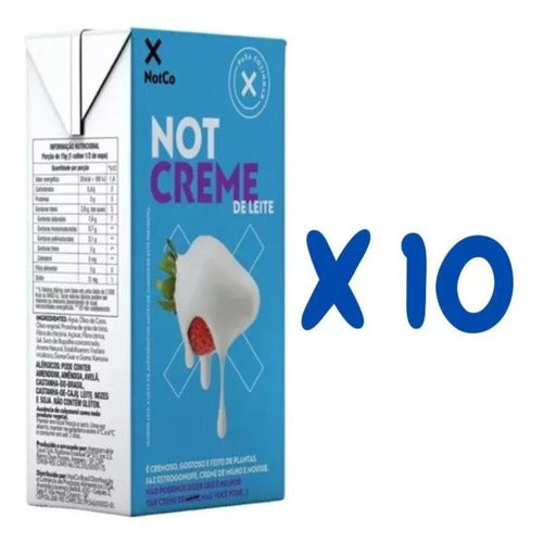 Creme De Leite Vegetal Not Milk 200g Kit Com 10 Unidades 0