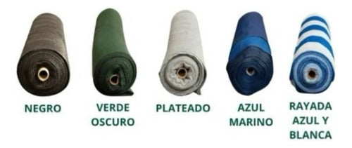 Media Sombra Verde Premium Al 80% 4mts Ancho X 6 De Largo 6