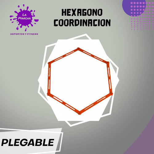 Hexágono De Coordinación De Varilla Pvc Plegable 4