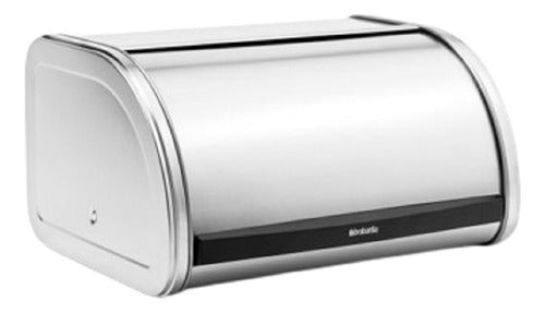 Brabantia Matt Steel Medium Size Sliding Bread Box 0