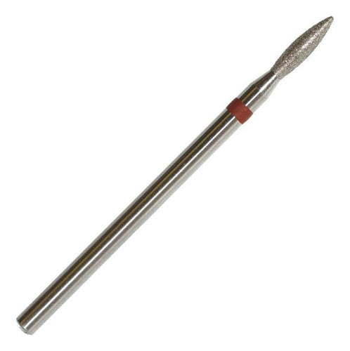 Kmiz Red Diamond Manicure Drill Bit 2.1 1