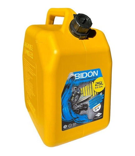 Gasoline Fuel Jerry Can 25 Lt / RO-AN with PNA Approval Spout 0