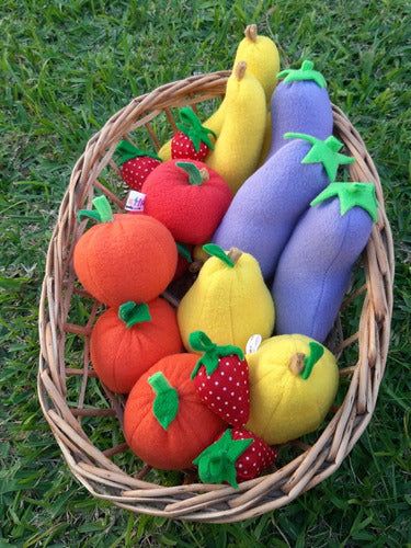 Fabric Fruits and Vegetables Play Food Set by Patatin Toys 0