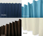 BSJ Blackout Engomado Curtain Set 280cm Long - 100% Light Blocking 1