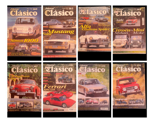 Ocho Revistas Motor Clásico 0