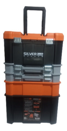 Silver Shadow 5-in-1 Tool Cart with Wheels 0