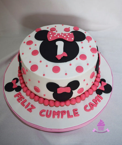 SS GOURMET Minnie Baby Pink Cake First Year - Birthdays Events 0