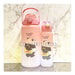 MR&MRS TEACUP Set of 2-Liter and 500 ml Bottles with Bear Designs 1