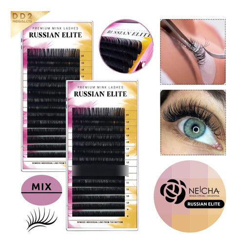 Neicha Russian Elite Eyelash Extensions Natural Mix 5