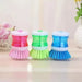 Brush Dispenser Dish Soap + 4 Scrub Sponges Set 7