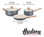 Hudson Gray Set 6pz Ceramic Grinder Gray 15 Cm 1