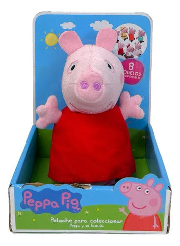 Collectible 15cm Plush Peppa Pig and Her Family 8609 0