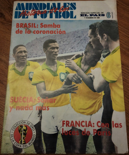 Futbol Brasil Campeon Mundial Rey Pele 3 Revistas De Uruguay 4