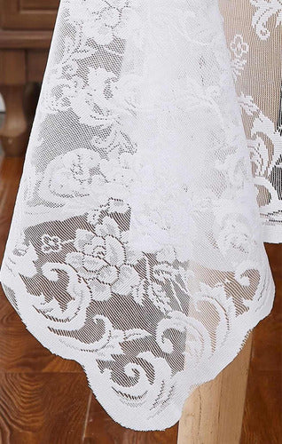 Warm Home Designs Lace Tablecloth 213 X 152 Centimeters 1