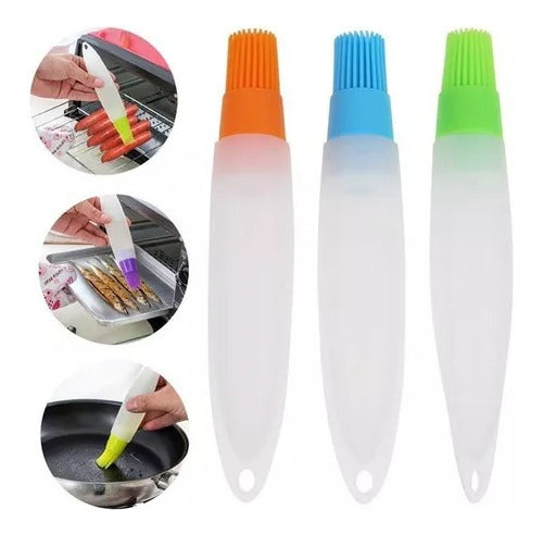 BH BAZAR Rechargeable Silicone Brush for Baking and Cooking Oil 7