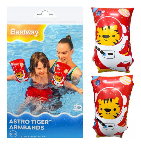 Inflatable Baby Swim Arm Floaties Pool Pool Animal Design 0