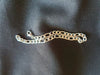 18k White Gold Figaro Anklet Bracelet 18cm x 5mm Unisex 4