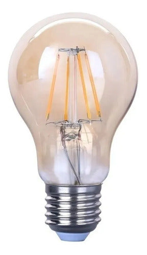 Vintage Filament LED Bulb A60 8W 25000 Hs Ultra Warm 0