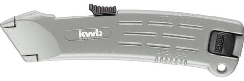 KWB Trincheta Navaja Cutter Trapezoidal Retractil 60x19mm 1