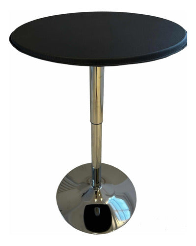 Soltar_arg Adjustable Round Bar Table - Black 1