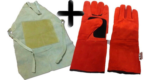 2P SEGURIDAD/ DE PASCALE National Welding Gloves + Lead Rubber Apron 0